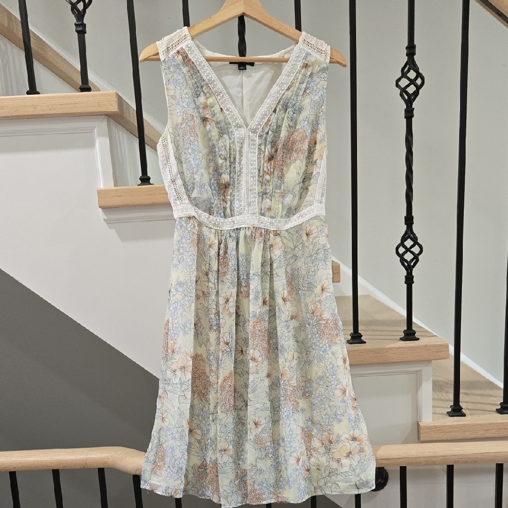 Tommy Hilfiger Pastel Floral Midi Dress - Sz 10